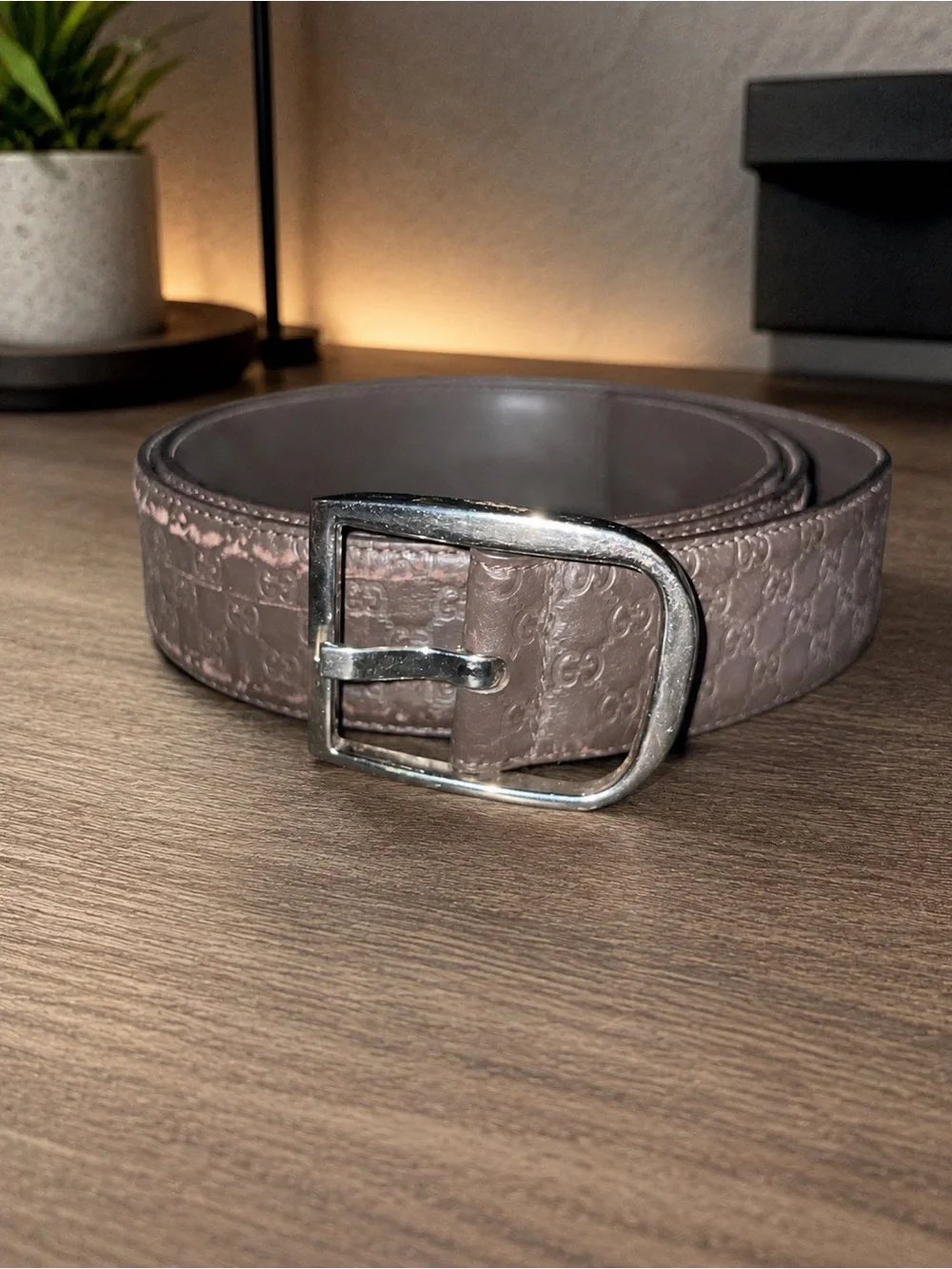 Vintage Gucci brown belt